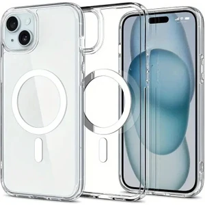 Apple iPhone 13 Uyumlu Kılıf Zebana Sararmaz Clearmag Kılıf (M-Safe Uyumlu) Şeffaf