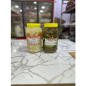 Benli Turşuculuk 6 kg Çubuk Süper 2li Çubuk Turşusu (Salatalık-Lahana)