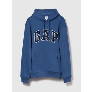 Erkek Mavi Gap Logo Relaxed Fleece Sweatshirt