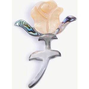 Gül Figürlü Broş