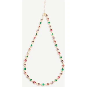 Cam Taş Detaylı Kolye