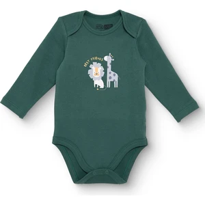 Hellobaby Erkek Bebek Uzun Kol Body Interlok Zarf Yaka Uzun Kol