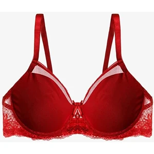 Kadın Tül Detaylı Dolgusuz Toparlayıcı Minimizer Sütyen