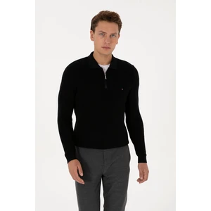 U.S. Polo Assn. Erkek Siyah Basic Kazak 50313685-VR046