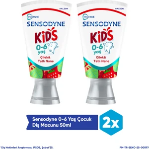 Promine 0-6 Yaş Çocuk Diş Macunu 50ml - Çilek Aromalı X2 ADET