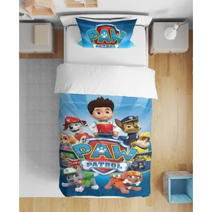 Leva Home Paw Patrol Desenli 3D Dijital Baskılı Tek Kişilik Çarşafsız Erkek Çocuk Nevresim Takımı