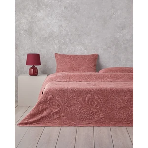 English Home Jardin Belle Tek Kişilik Yatak Örtüsü Takımı 160X220 cm Bordo