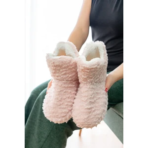 Sessiz Taban Kadın Şık Günlük Çeyiz Terlik Kapalı Ev Botu