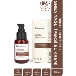 Organik Sertifikalı Shea Yağlı İpeksi El Kremi 50 Ml