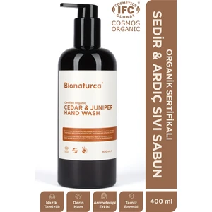 Organik Sertifikalı Sedir & Ardıç Sıvı Sabun 400 Ml