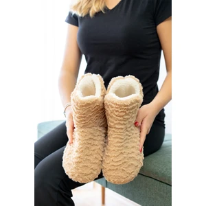 Sessiz Taban Kadın Şık Günlük Çeyiz Terlik Kapalı Ev Botu