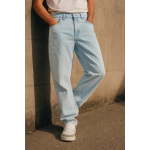 Cedy Denim Baggy Fit Jean Leon Yüksek Bel Bol Kesim Kot Pantolon C352