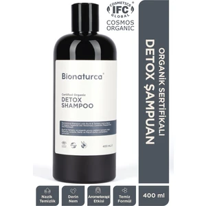 Organik Sertifikalı Arındırıcı Detoks Şampuan 400 Ml