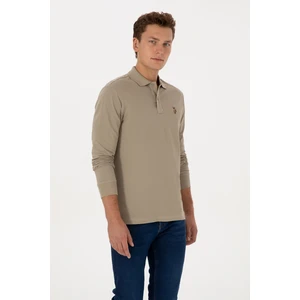 U.s. Polo Assn. Erkek Açık Haki Sweatshirt 50313772-VR183