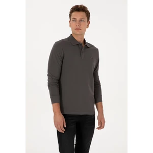 U.S. Polo Assn. Erkek Gri Basic Sweatshirt 50315941-VR024