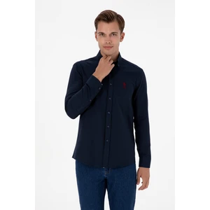 U.s. Polo Assn. Erkek Lacivert Gömlek Desenli 50317249-VR033