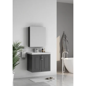 Londra 65 cm Antrasit Banyo Dolabı