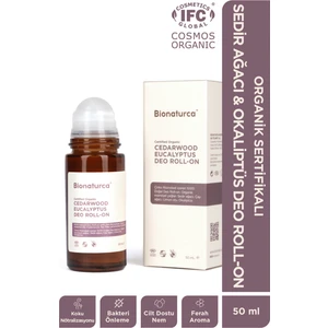 Organik Sertifikalı Sedir Ağacı & Okaliptüs Deo Roll-On 50 Ml