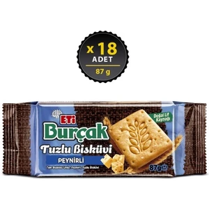 Burçak Peynirli Tuzlu Bisküvi 87 G x 18 Adet