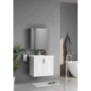 Londra 65 cm Beyaz Banyo Dolabı