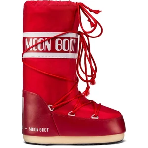 Moon Boot Icon Nylon Kadın Kırmızı Kar Botu
