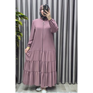 Elmas Tesettür Kadın Tesettür Giyim Büyük Beden  Elbise  Ferace