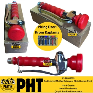 Platin Hırdavat Endüstriyel Elcik Mutfak Bataryası Elciği  Ön Yıkama Bataryası Elciği Sarı,siyah,kırmızı,mavi