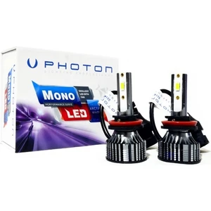 Mono LED Xenon Far Ampulu  12V-24V LED Headlight Şimşek Etkili Xenon LED
