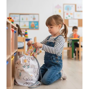 Teddy Yedek Kıyafet, Yıkama Çantası, Seyahat, Plaj, Valiz Içi Düzenleme Büzgülü Bebek Çanta