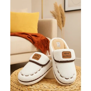 Kadın Desenli Peluş Kaymaz Hafif Tabanlı Tüylü Terlik  Ev Terliği