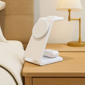 Samsung Galaxy S22/S21/S20 Uyumlu 20WATT Kablosuz Wireless Şarjlı Standı