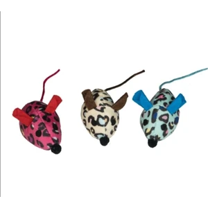 Kediler İçin Kumaş Fare Desenli Oyuncak – 3’lü Set