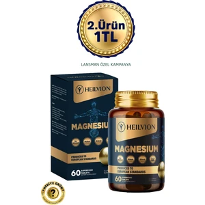 MAGNEZYUM Multi Complex 3'lü Form(BİSGLİSİNAT,MALAT,SİTRAT) & B6 Vitamini-60 TABLET
