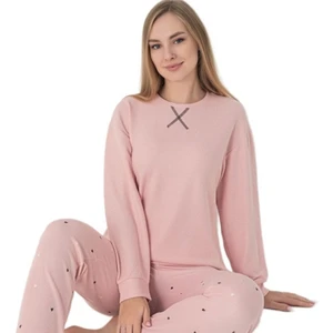 Luna Casa Waffle Kumaş Kışlık Kadın Pijama Takımı S/2xl