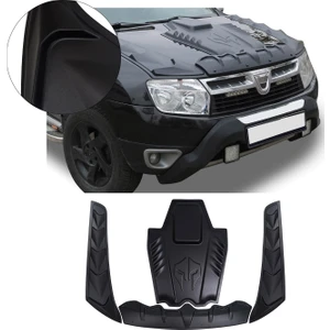 Servet Dizayn Oto Dacia Duster 2010-2017 Dragon Kaput Koruma 4 Prç.