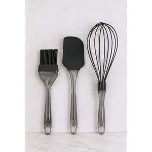 Okyanus Home Antrasit Silikon 3'lü Set