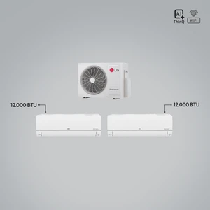 Lg 1+2 Multi Sistem / 12+12 Iç Üniteler = 1 Adet Dış Ünite Al Thinq Wi-Fi Kontrolü