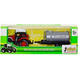 C4736-955-168 Metal Traktör 18 cm -Asya Oyuncak