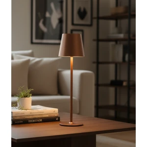 3 Fonksiyonlu Masa Lambası – KML114 (Dokunmatik Sensörlü) - Kahverengi