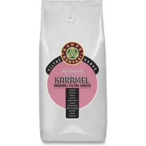 Kahve Dünyası Karamel Aromalı Filtre Kahve Çekirdek 1 kg Taze ve Yoğun Aroma