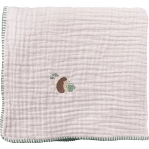 Casadora Baby 100% Organik Pamuk, Kirpi Nakışlı, Çoban Dikişli, Müslin Battaniye