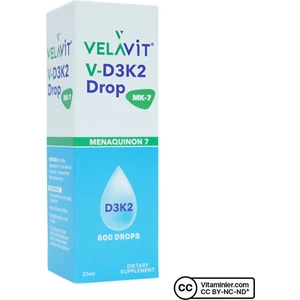 V- Vitamin D3K2 20 ml Damla