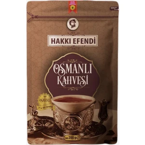Hakkı Efendi Osmanlı Kahvesi 200 gr – Geleneksel Lezzet, Zengin Aroma