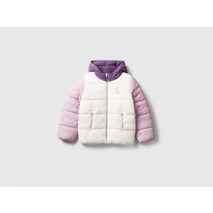 United Colors of Benetton Kız Çocuk 2LETCN04Y-25K  Mont Ekru