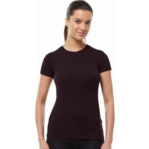 Kadın Kahve Yuvarlak Yaka Kısa Kollu Modal Body 191