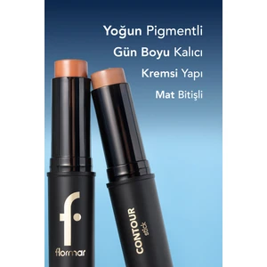 Yumuşak Formüllü ve Mat Bitişli Stick Contour Pratik Kalem Kontür (002 Orta Ton) 8690604554867