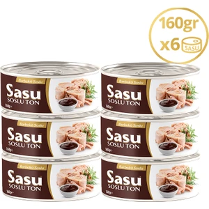 Barbekü Soslu Ton Balığı 6x160 gr Bütün Dilim