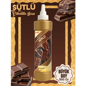 Sütlü Çikolata Sos - Waffle & Krep & Pankek & Tatlı & Dondurma & Kruvasan Sos - 900 gr