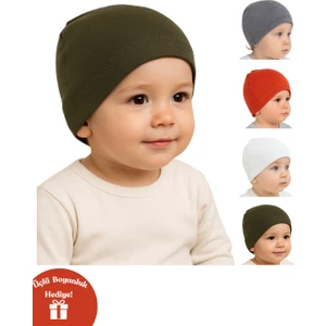 Trend Gibi 5'li Set Bebek & Çocuk Pamuk Bere