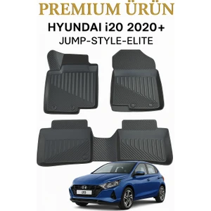 Hyundai I20 2020+ Jump / Style / Elite Uyumlu 3D Oto Paspas Premium